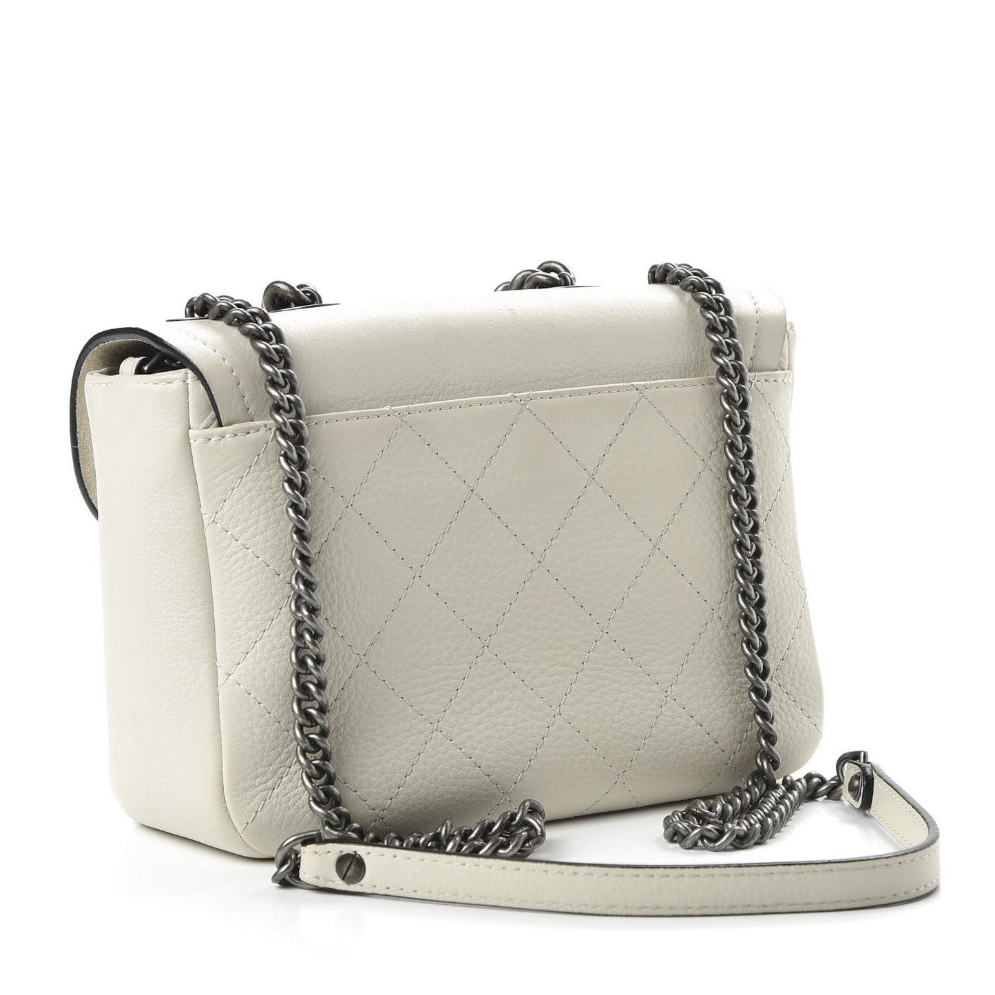 Grained Calfskin Archi Chic Flap Ivory