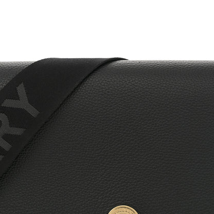 Burberry Grainy Calfskin Vintage Check Note Crossbody Bag Black 8 of 11