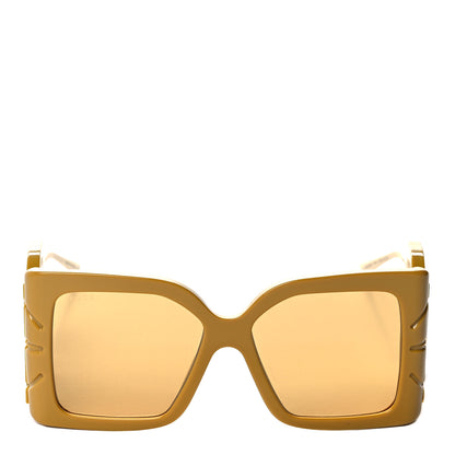 Gucci Acetate Square Frame Wing Sunglasses GG0535S Yellow 3 of 7