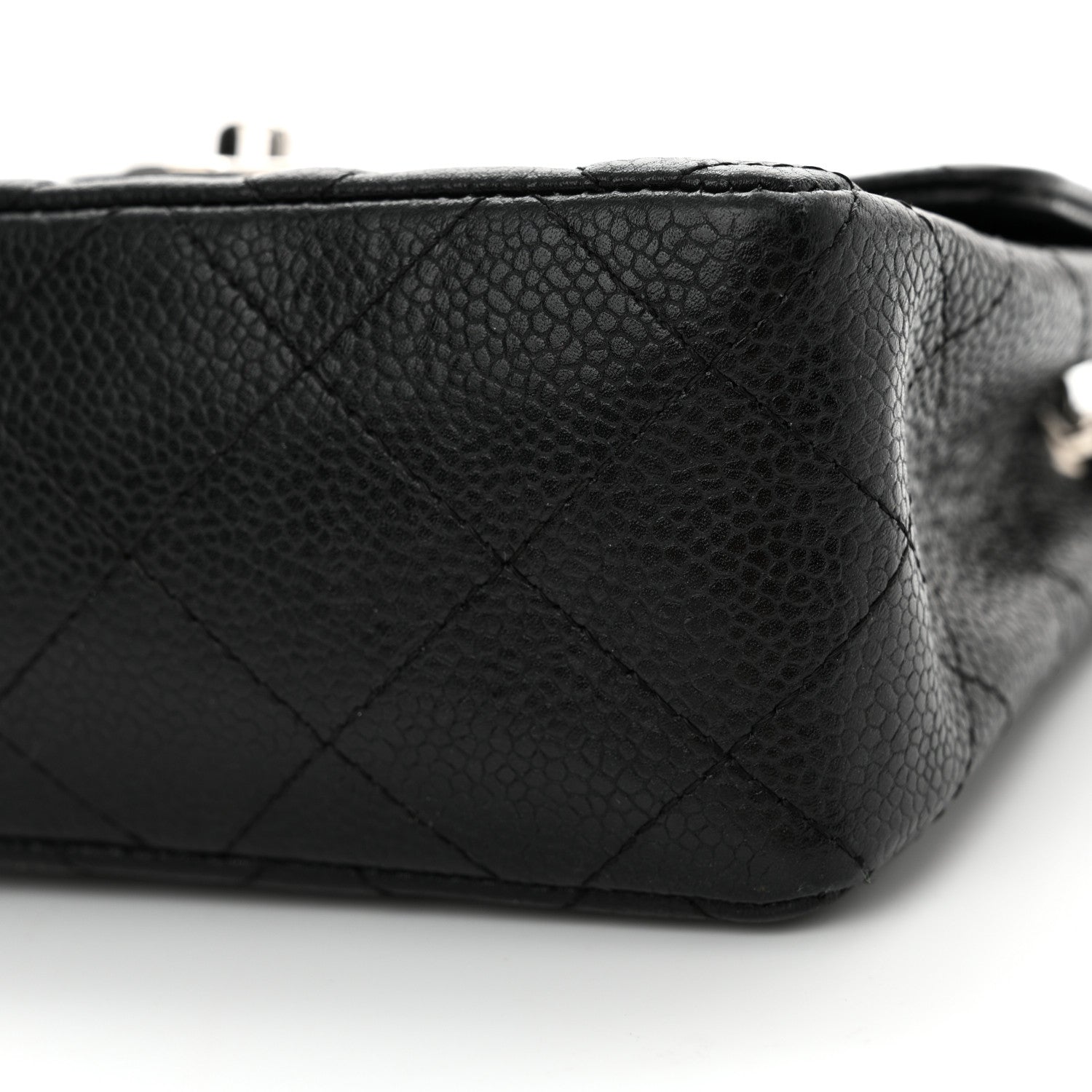 Chanel Caviar Quilted Mini Square Flap Black 10 of 14