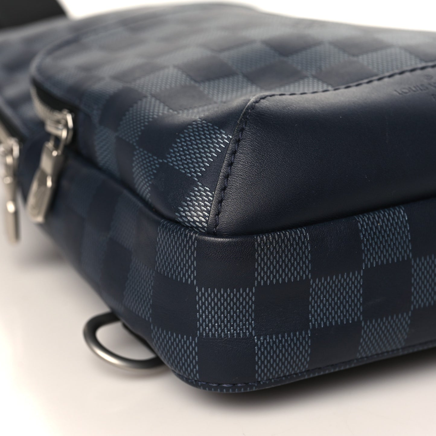 Damier Infini Avenue Sling Bag Astral Silver