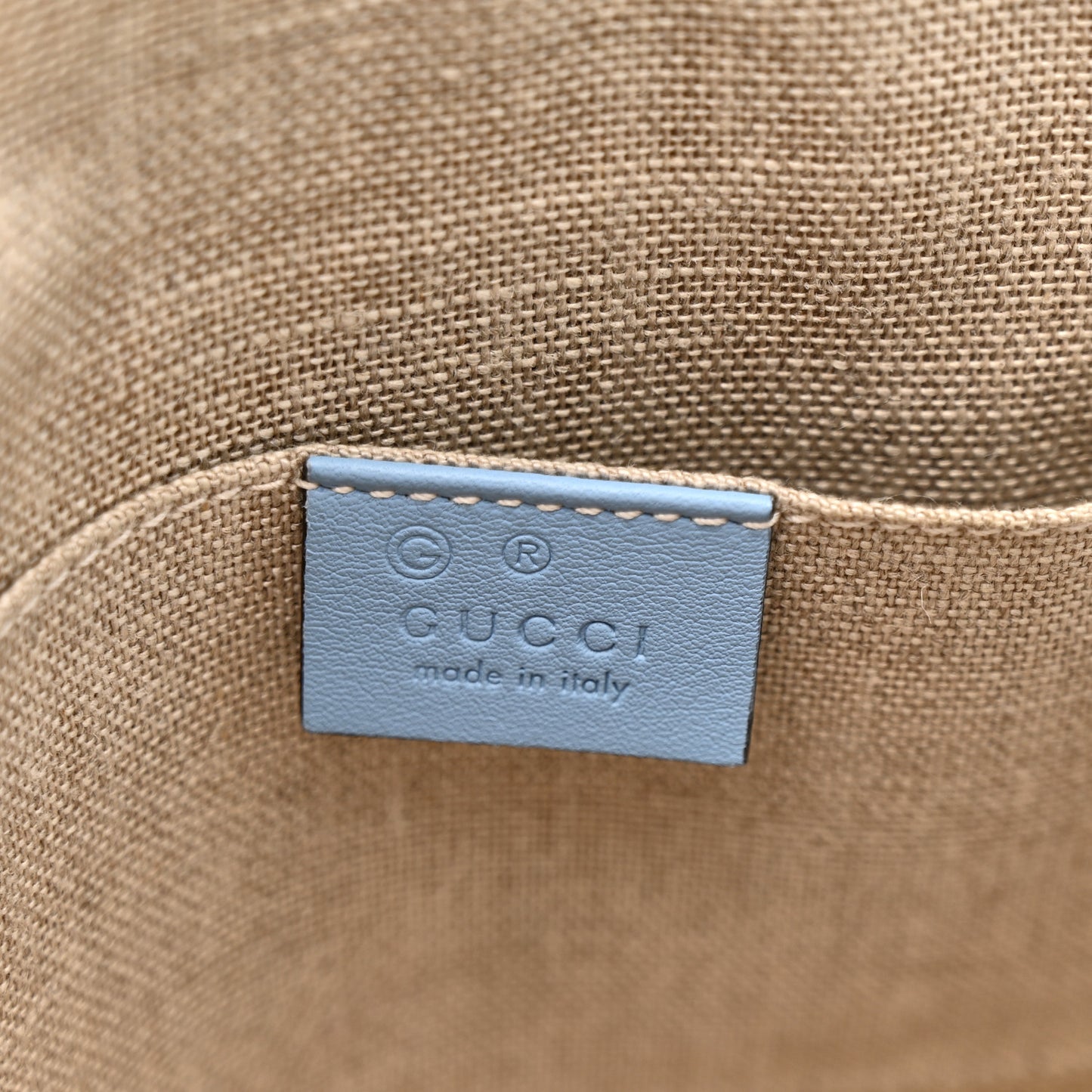 Microguccissima Mini Dome Bag Mineral Blue