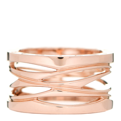 Bulgari 18K Rose Gold B.Zero1 Legend Four-Band Ring 58 8.25 3 of 7
