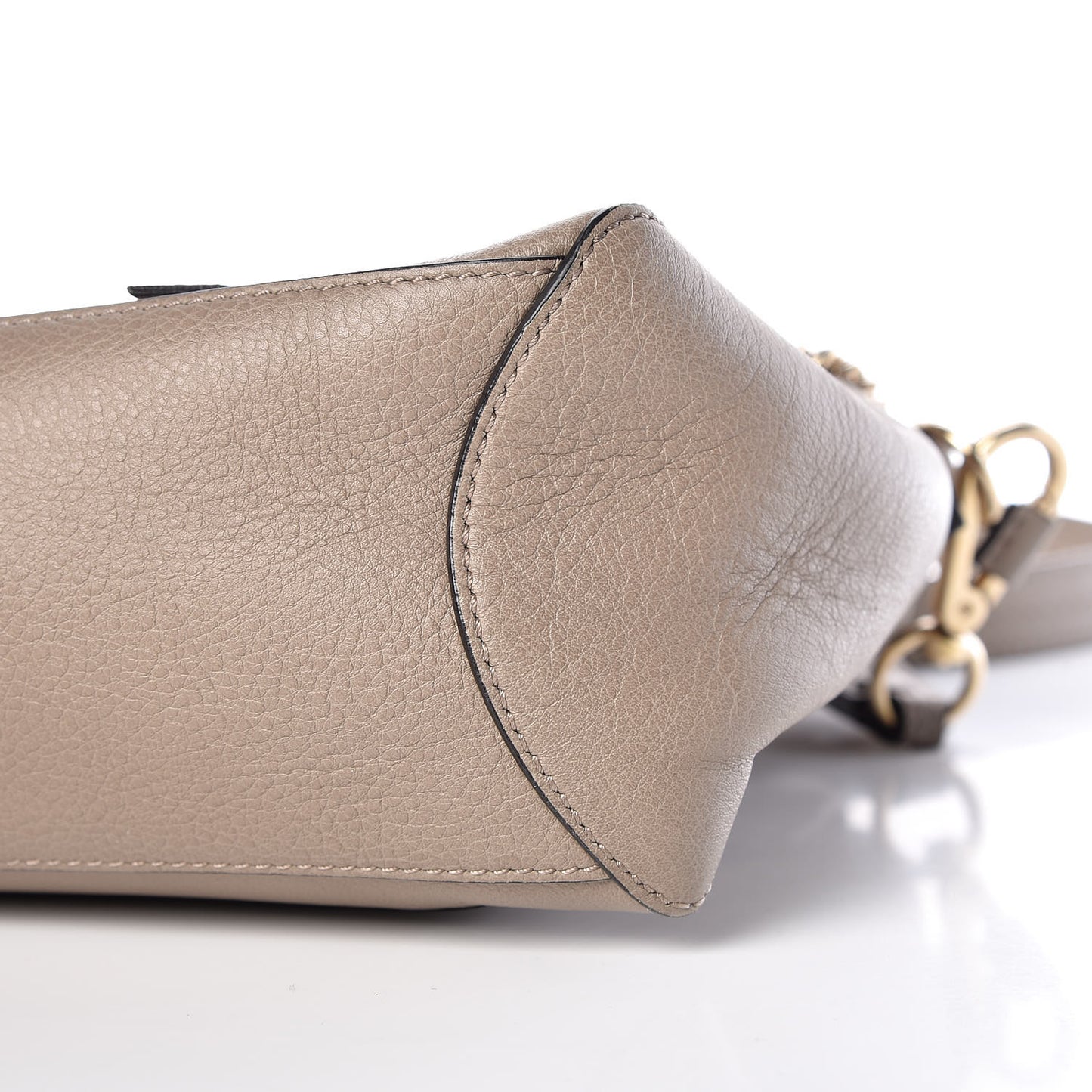 Calfskin Small Faye Day Shoulder Bag Motty Grey