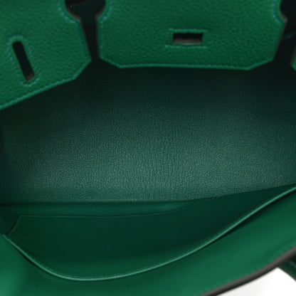 Hermes Togo Birkin 30 Vert Vertigo 5 of 11