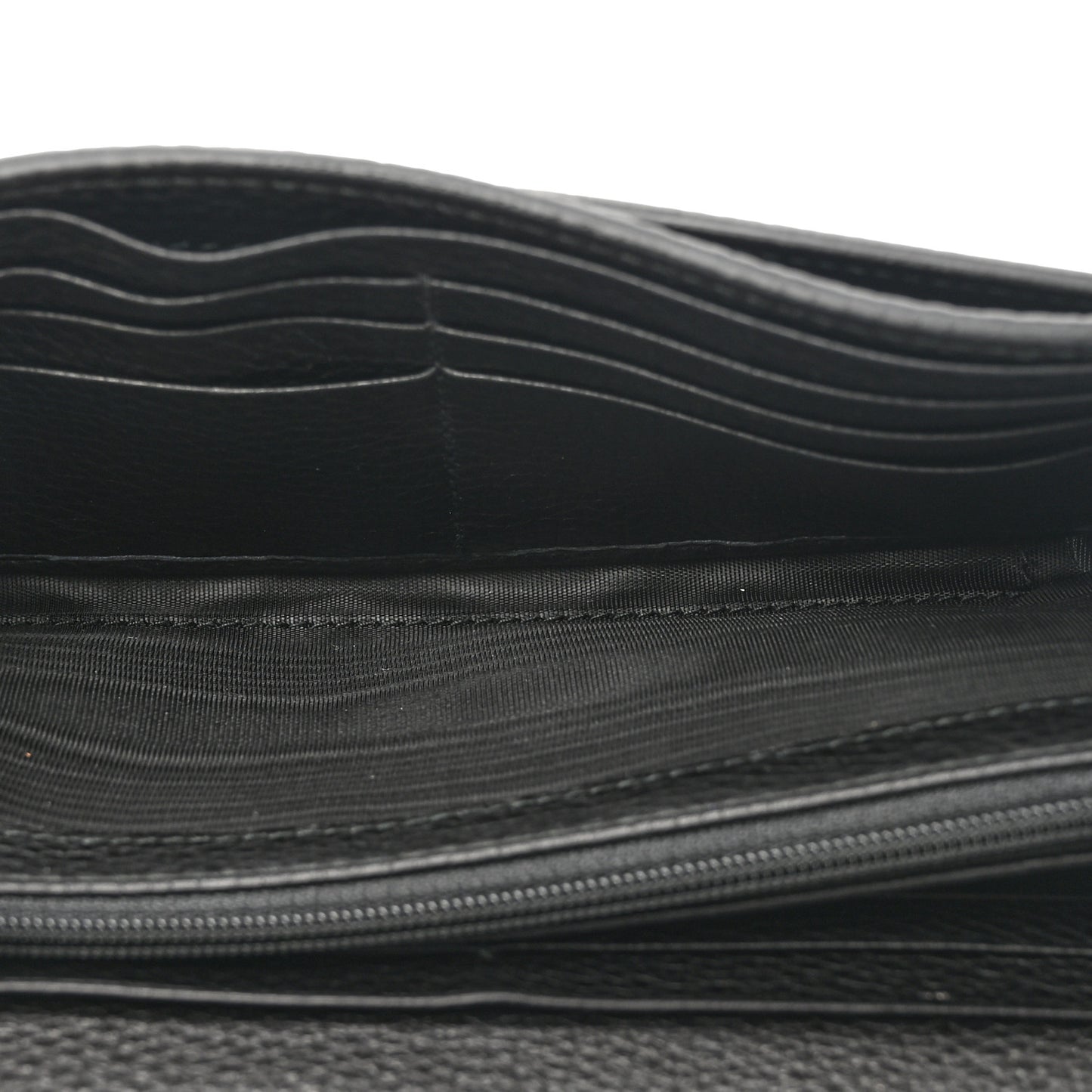 Calfskin Animalier Continental Wallet Black