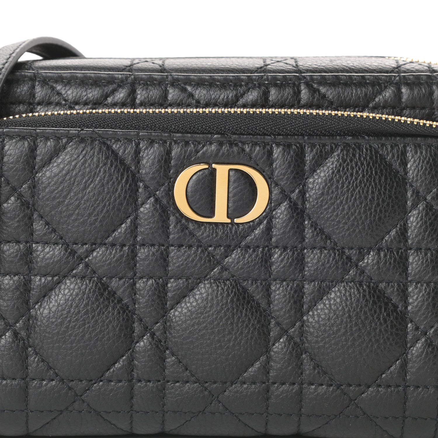 Christian Dior Supple Calfskin Caro Double Pouch Black 10 of 14
