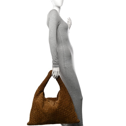 Bottega Veneta Suede Intrecciato Large Hop Acorn 2 of 11