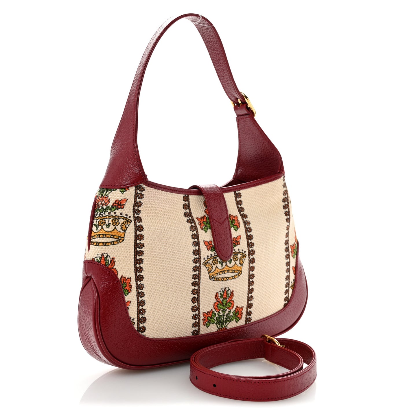 Canvas Calfskin 100 Centennial Music Small Jackie 1961 Hobo Ivory Red