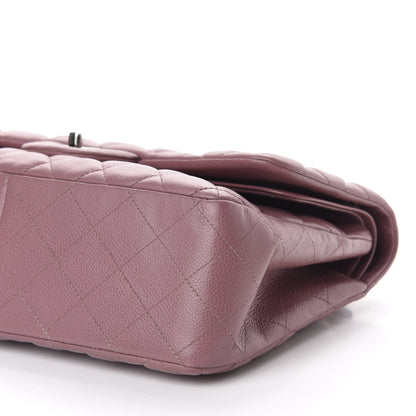 Chanel Caviar Quilted Jumbo Double Flap Pink 7 of 11
