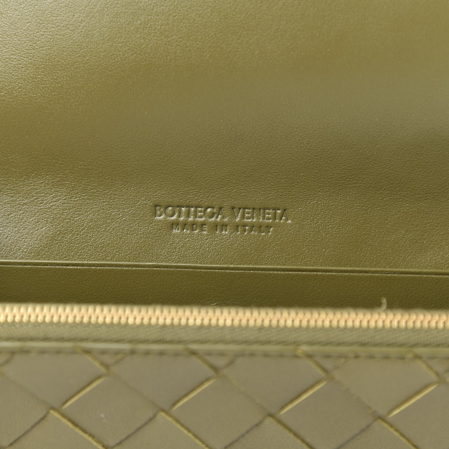 Nappa Intrecciato Continental Flap Wallet Mud