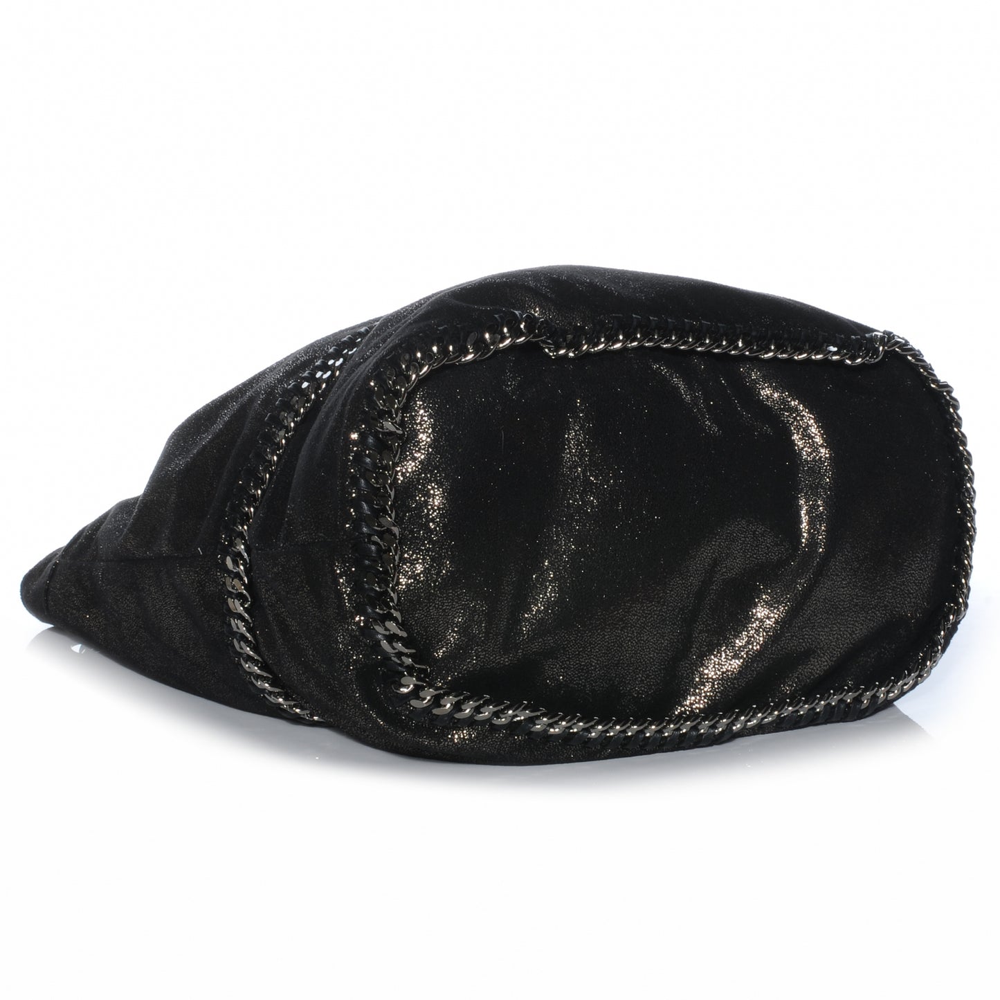 Faux Leather Large Falabella Bucket Bag Ruthenium
