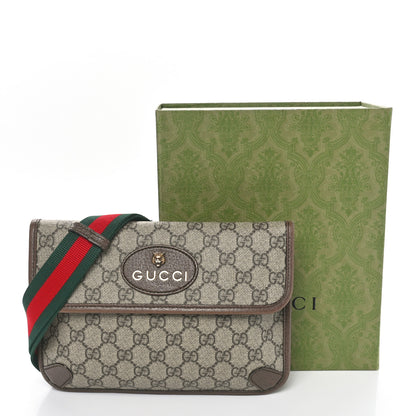 Gucci GG Supreme Monogram Neo Vintage Web Belt Bag Brown 11 of 11