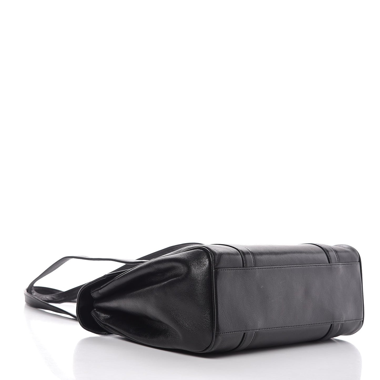 Calfskin CD Shoulder Bag Black