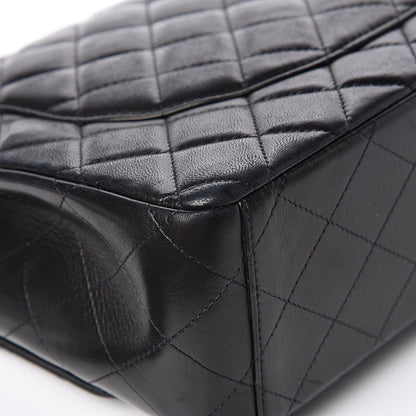 Chanel Lambskin Quilted Maxi Double Flap Black 13 of 15