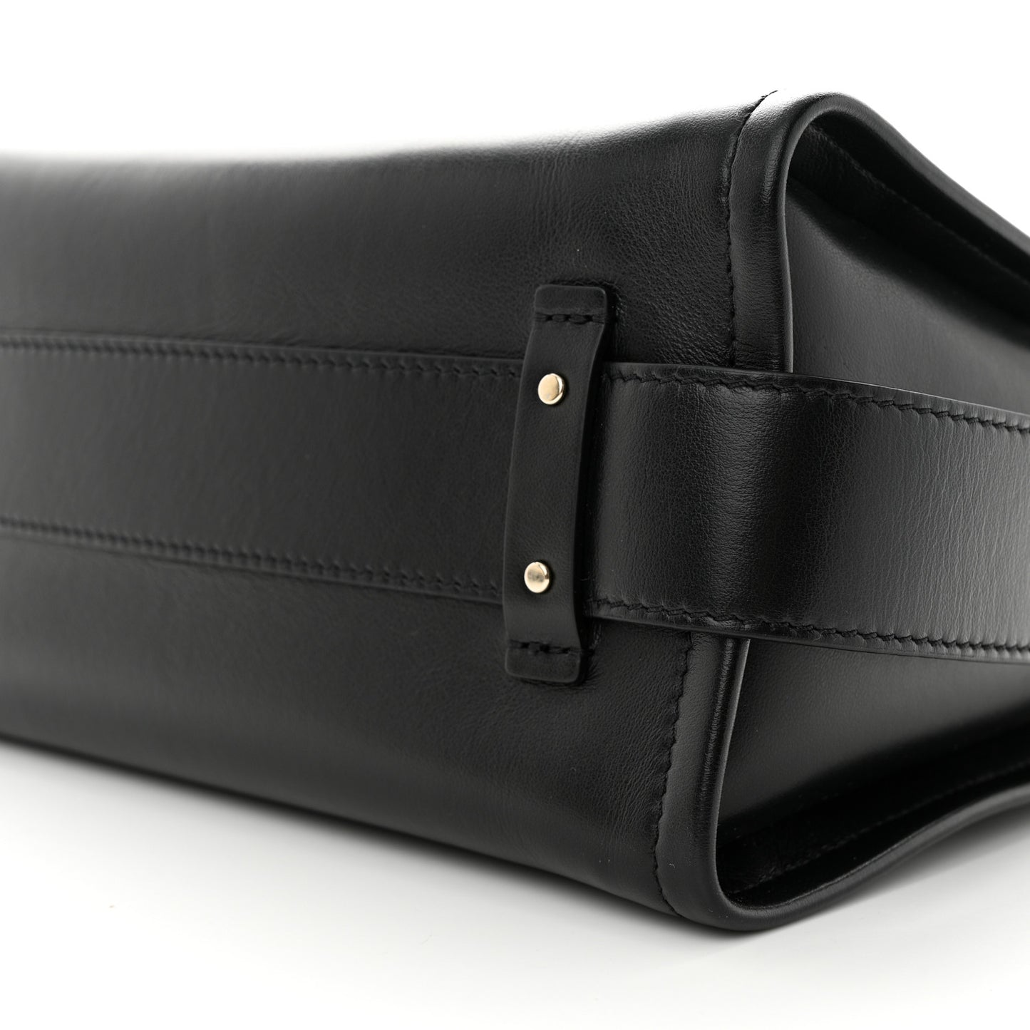 Calfskin Small Tess Day Bag Black