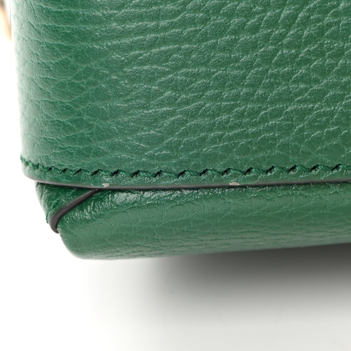 Dollar Calfskin Interlocking G Crossbody Bag Emerald