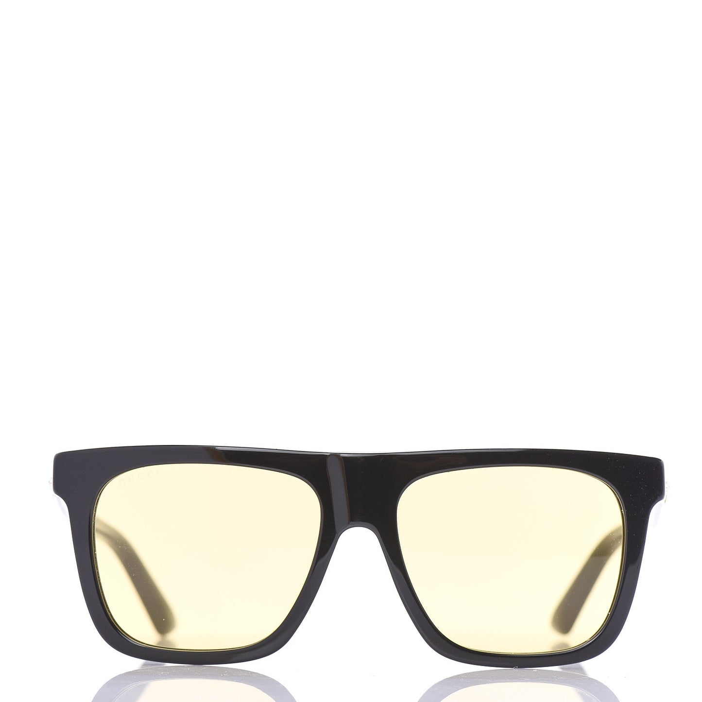 Square Frame Star Sunglasses GG 0347S Black Black