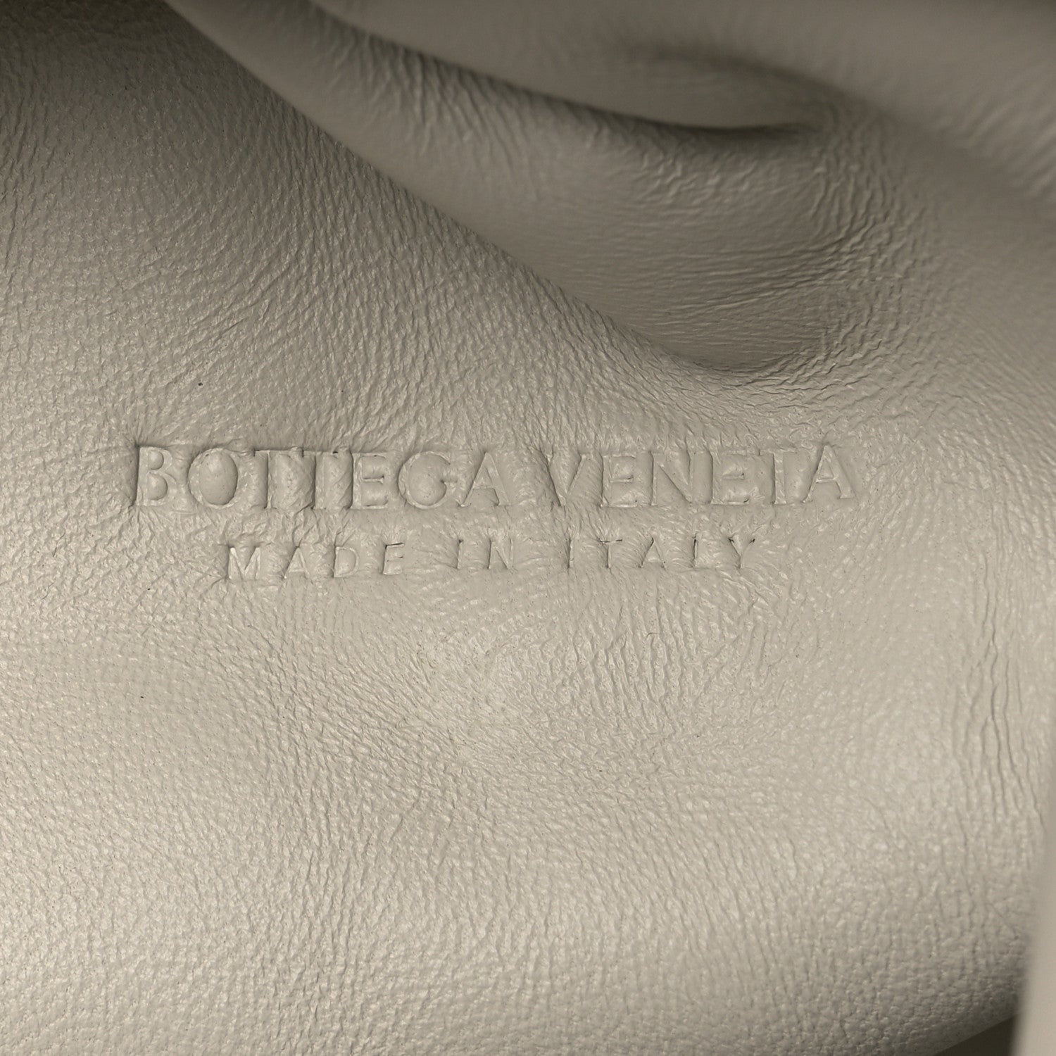 Bottega Veneta Metallic Crinkled Lambskin The Pouch Oversized Clutch Oro 6 of 10