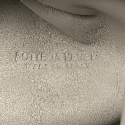 Bottega Veneta Metallic Crinkled Lambskin The Pouch Oversized Clutch Oro 6 of 10