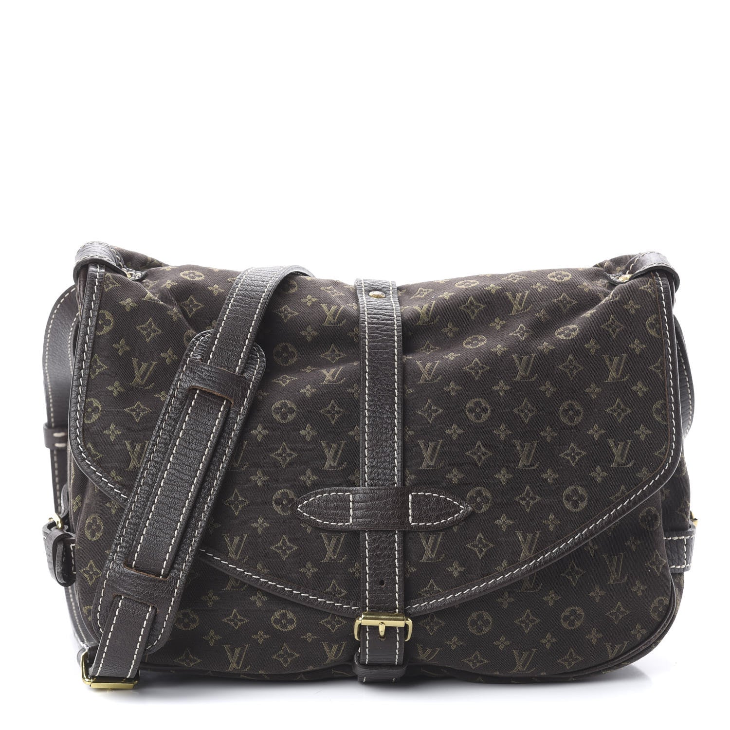 Louis Vuitton Monogram Mini Lin Saumur Ebene 1 of 8