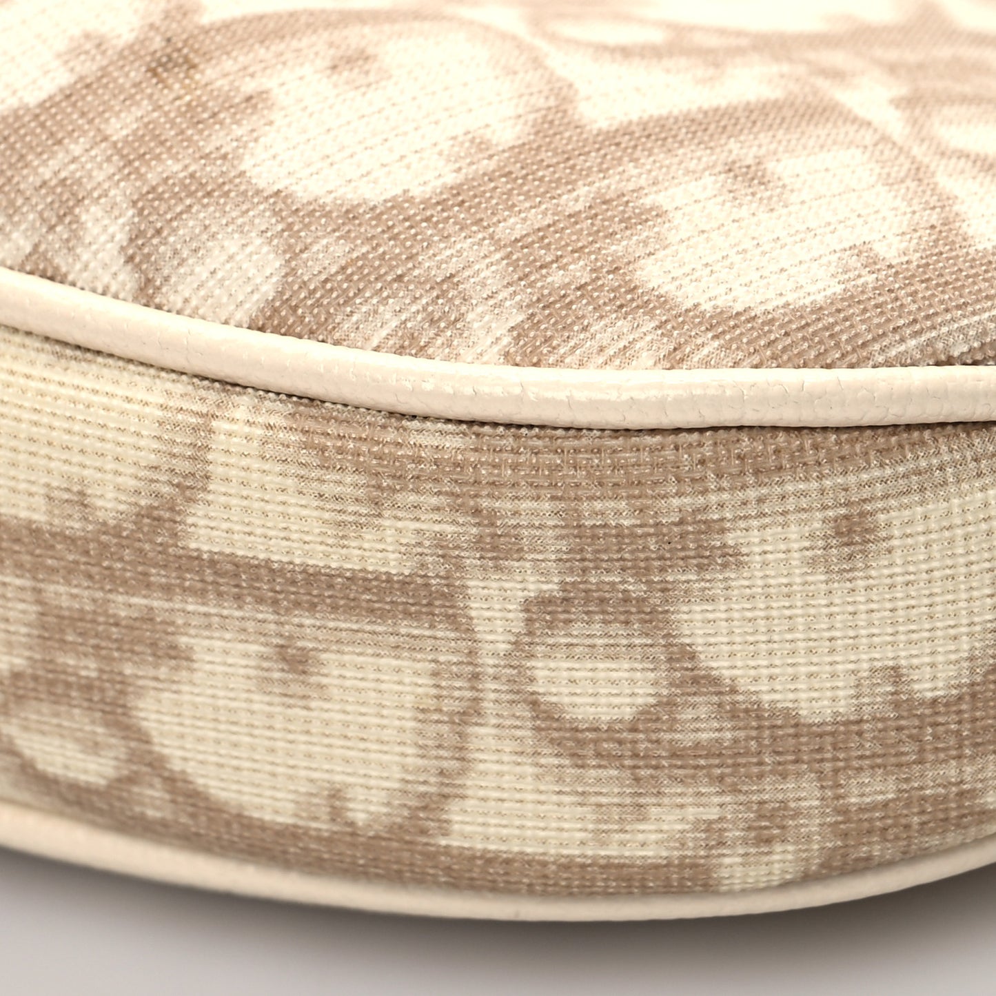Monogram Vintage Flowers Mini Saddle Bag Beige