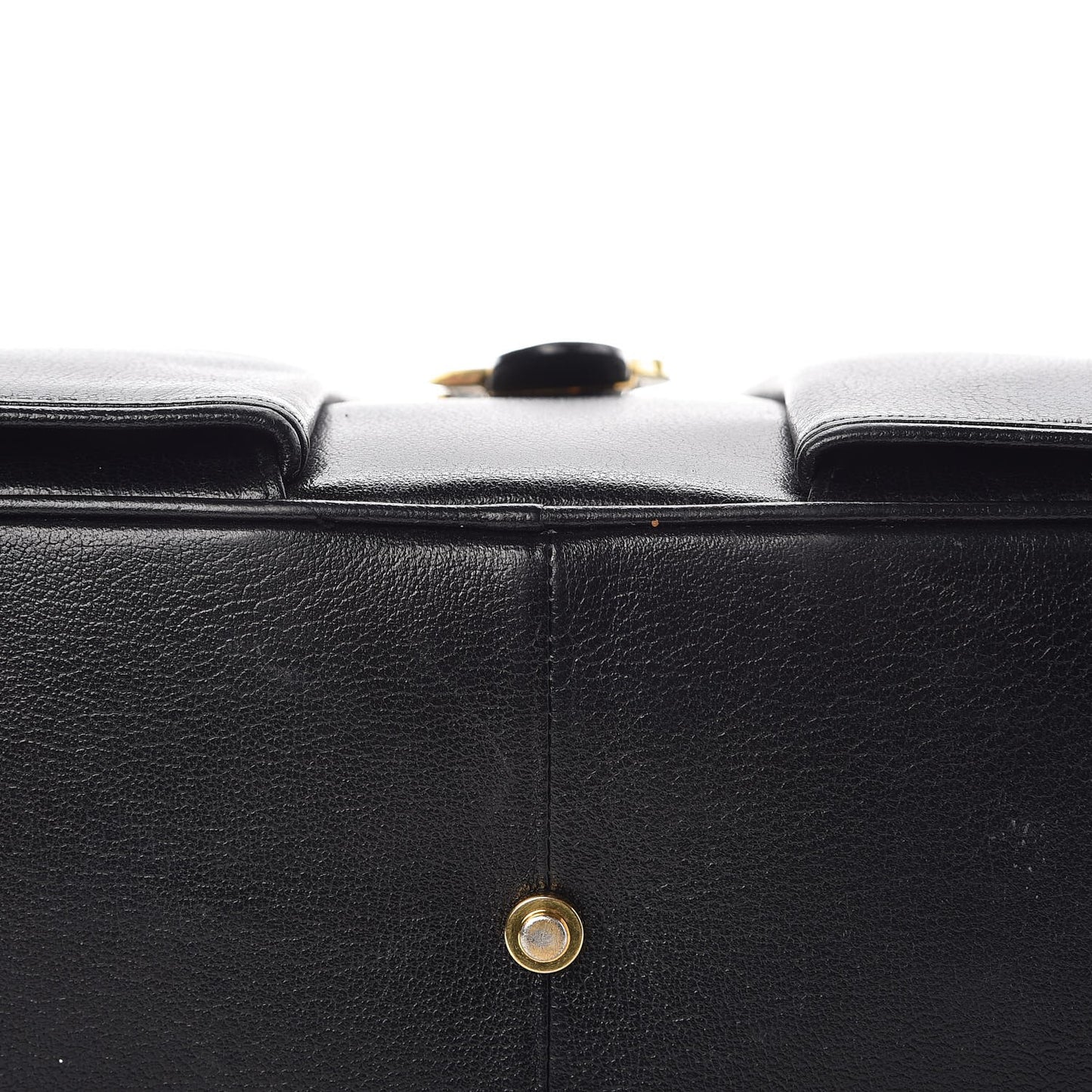 Calfskin Saddle Bowler Black