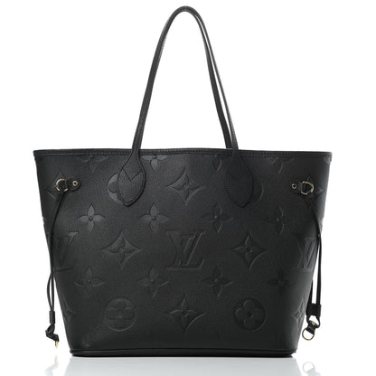 Louis Vuitton Empreinte Monogram Giant Neverfull MM Black 3 of 12