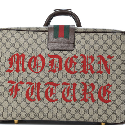 Gucci GG Supreme Monogram Embroidered Modern Future Courrier Suitcase 8 of 12