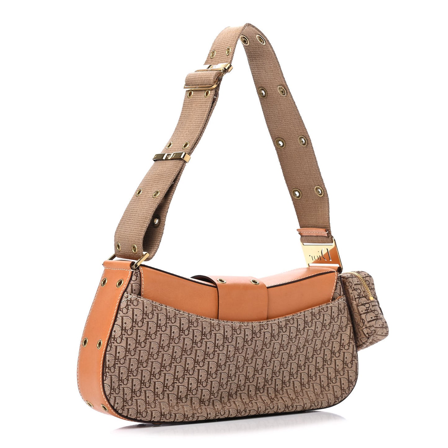 Monogram Street Chic Shoulder Bag Beige
