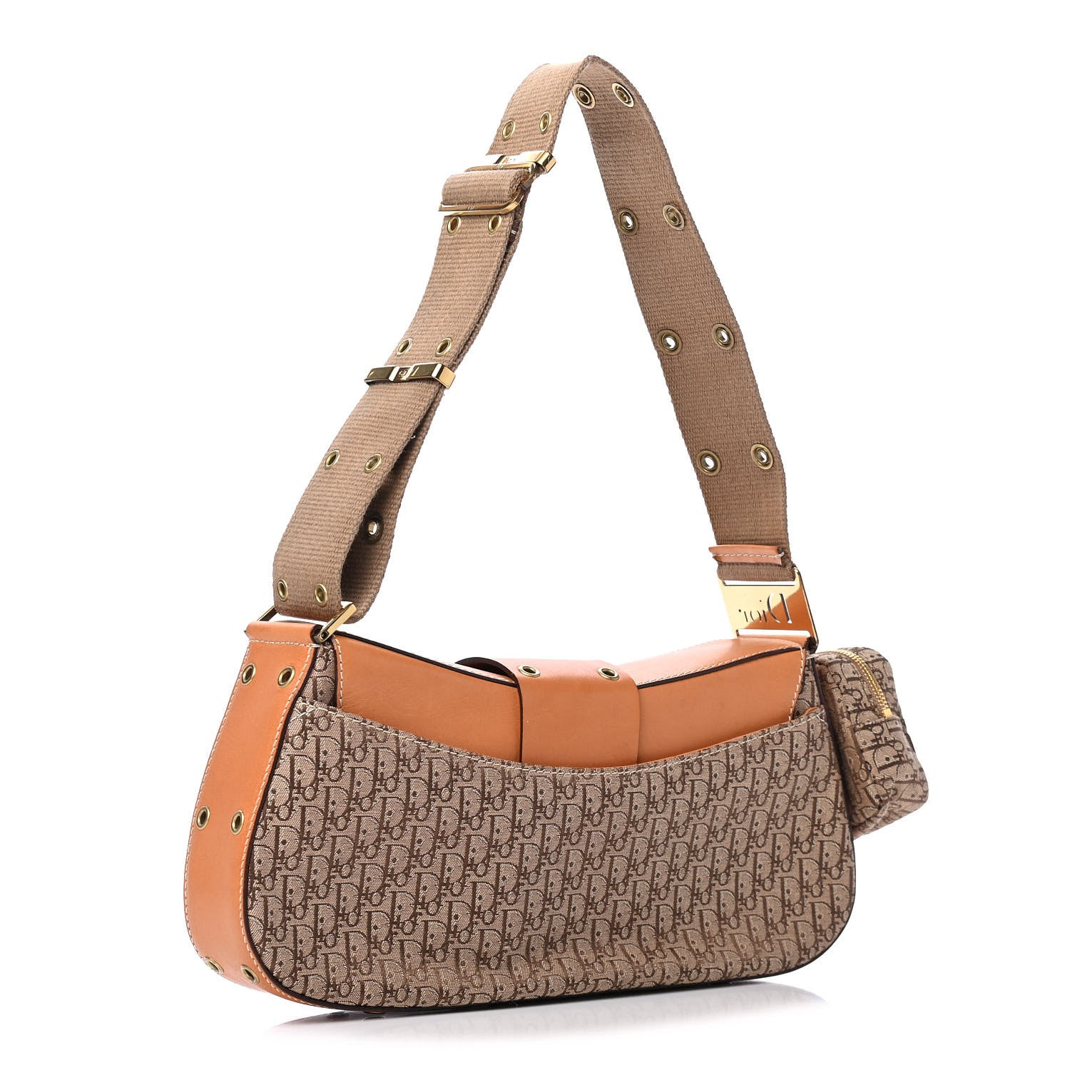 Christian Dior Monogram Street Chic Shoulder Bag Beige 2 of 4