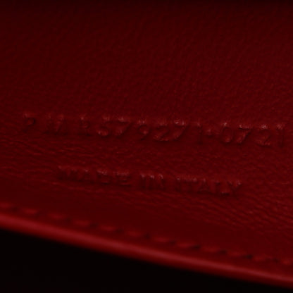 Saint Laurent Smooth Calfskin Manhattan Shoulder Bag Rouge Eros 7 of 14