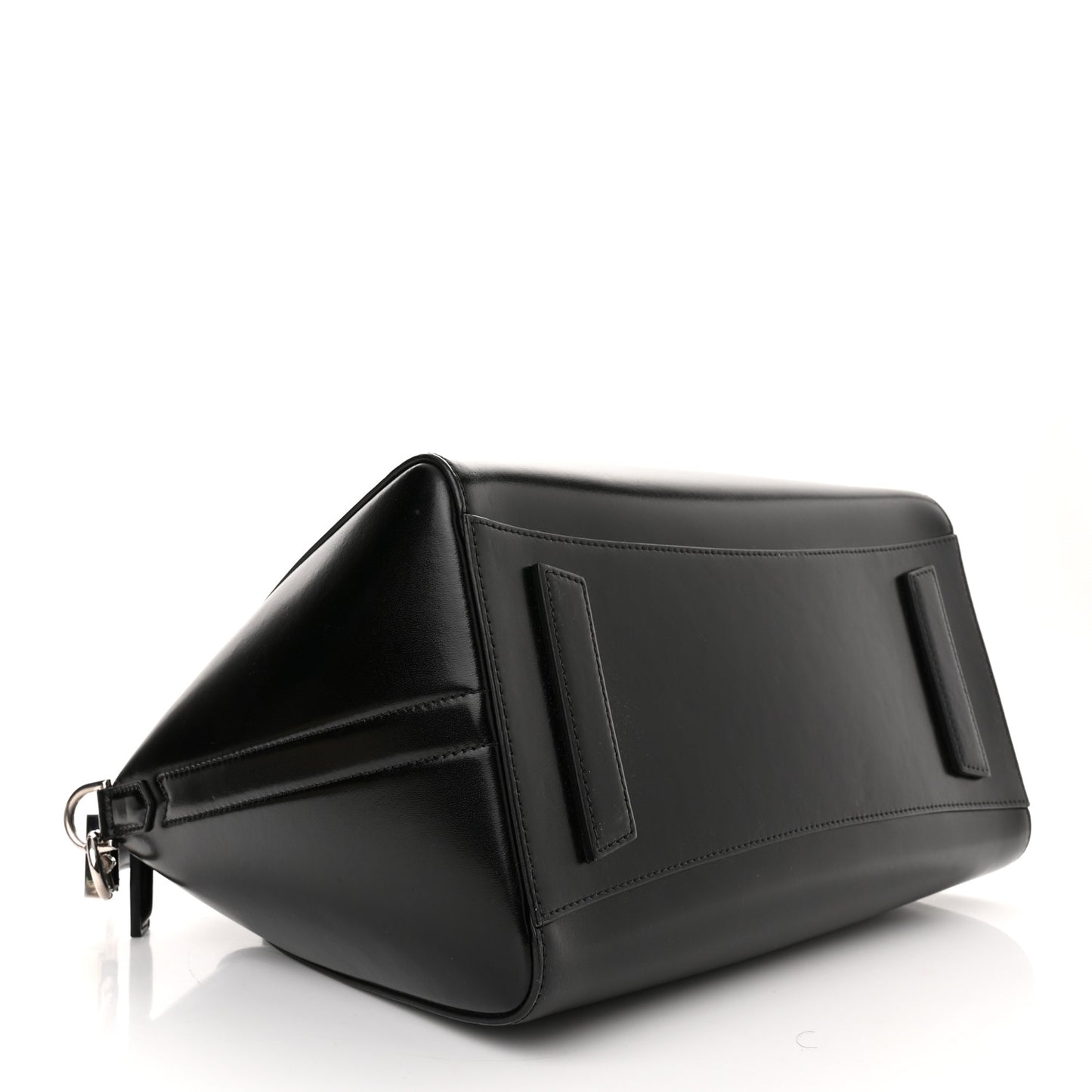 Shiny Lord Calfskin Medium Antigona Black