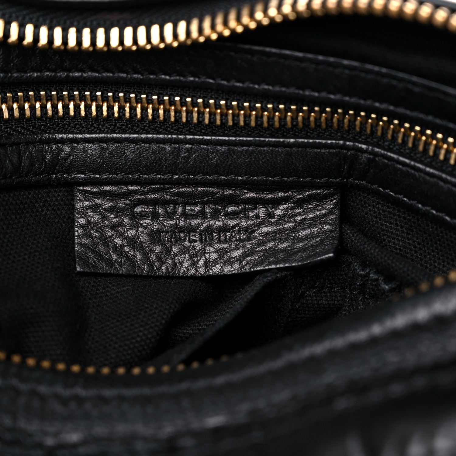 Givenchy Calfskin Crocodile Embossed Small Pandora Black 6 of 14