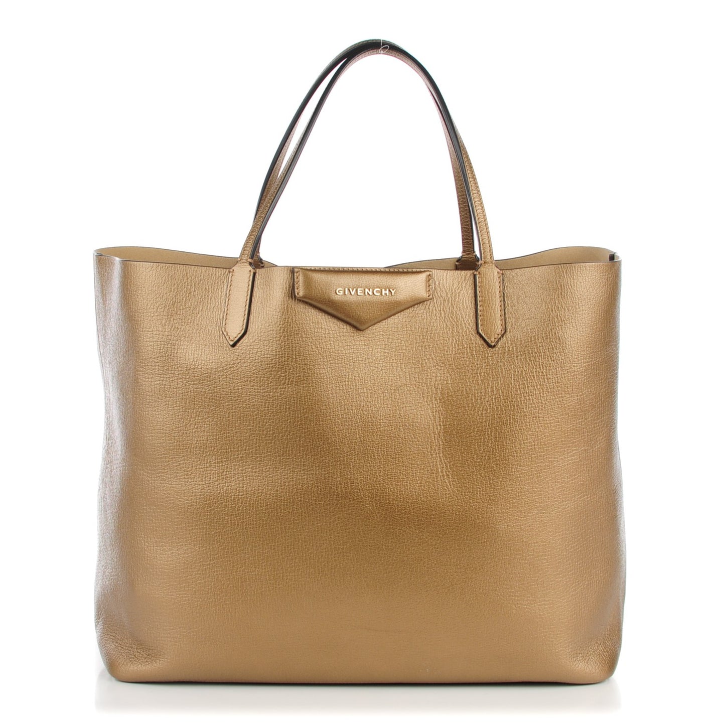 Calfskin Large Antigona Tote Gold