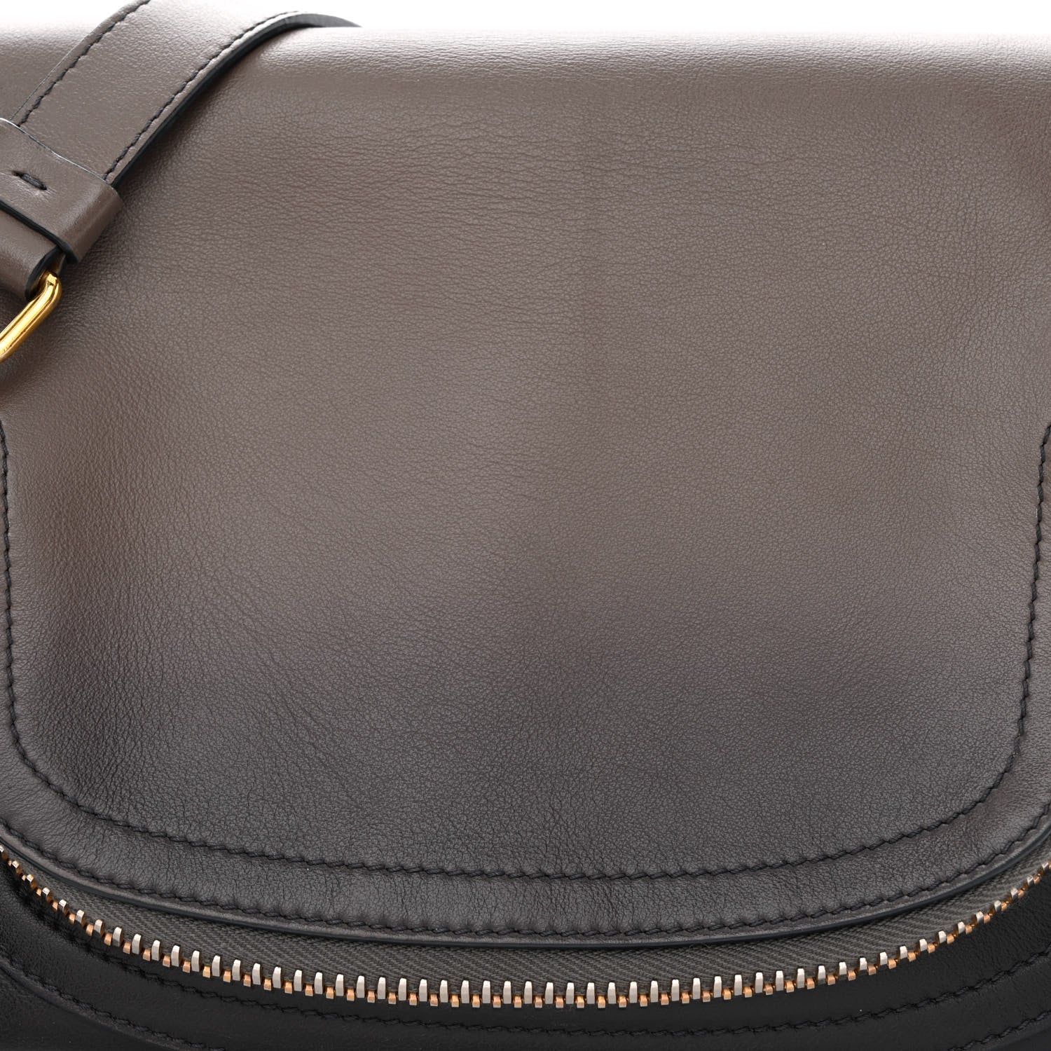 Tom Ford Grained Calfskin Medium Shaded Jennifer Crossbody Bag Brown 9 of 21