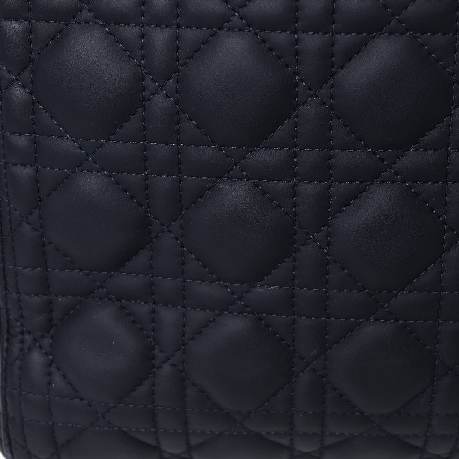 Christian Dior Ultra Matte Calfskin Cannage Medium Lady Dior Blue 15 of 15