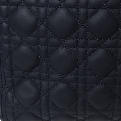 Christian Dior Ultra Matte Calfskin Cannage Medium Lady Dior Blue 15 of 15