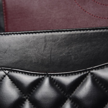 Chanel Lambskin Quilted Jumbo Double Flap Black 12 of 16