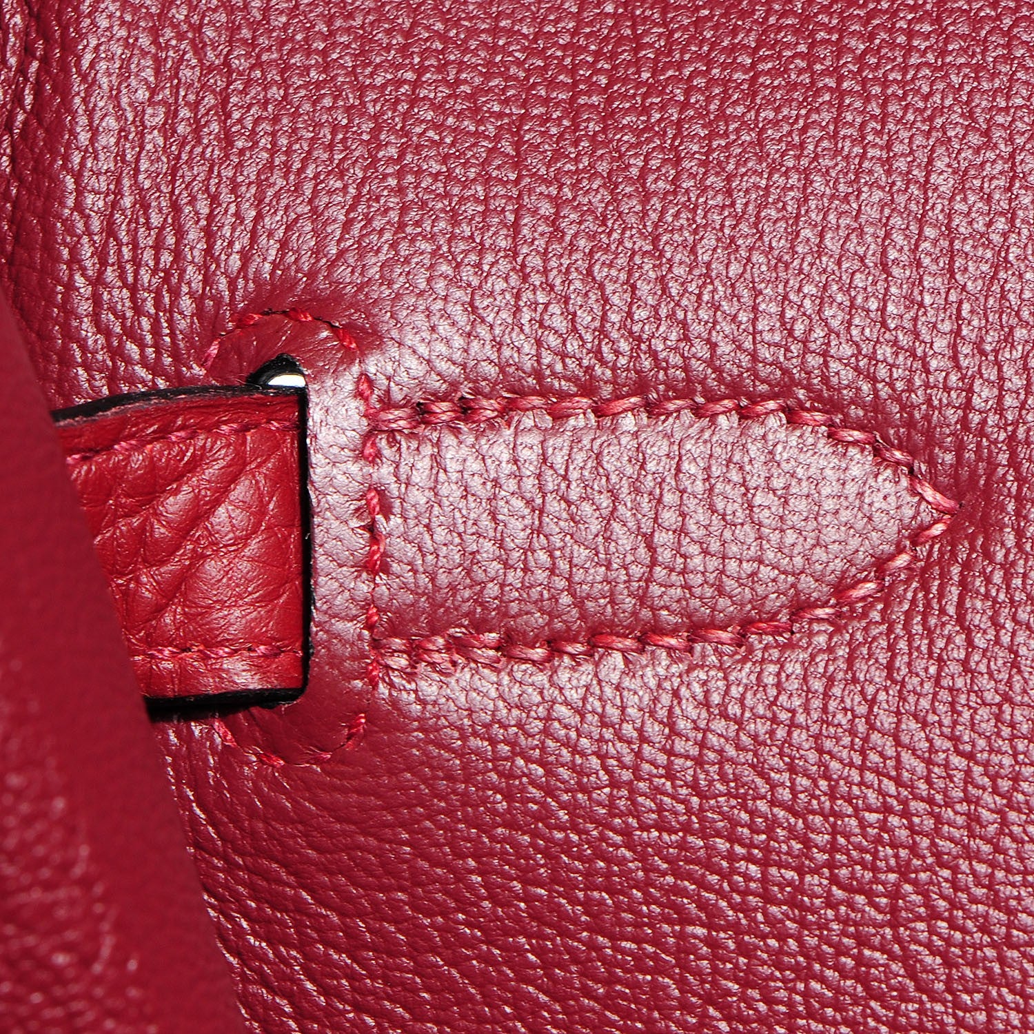 Hermes Taurillon Clemence Birkin 40 Rouge Garance 25 of 28