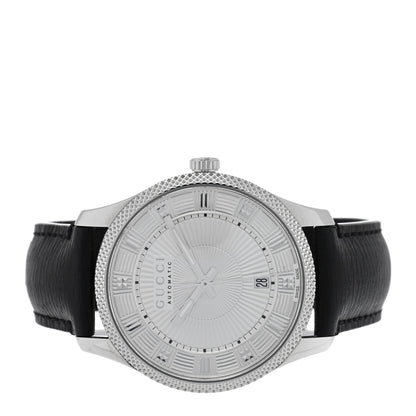 Gucci Stainless Steel Calfskin 40mm Eryx Automatic Watch 2 of 5
