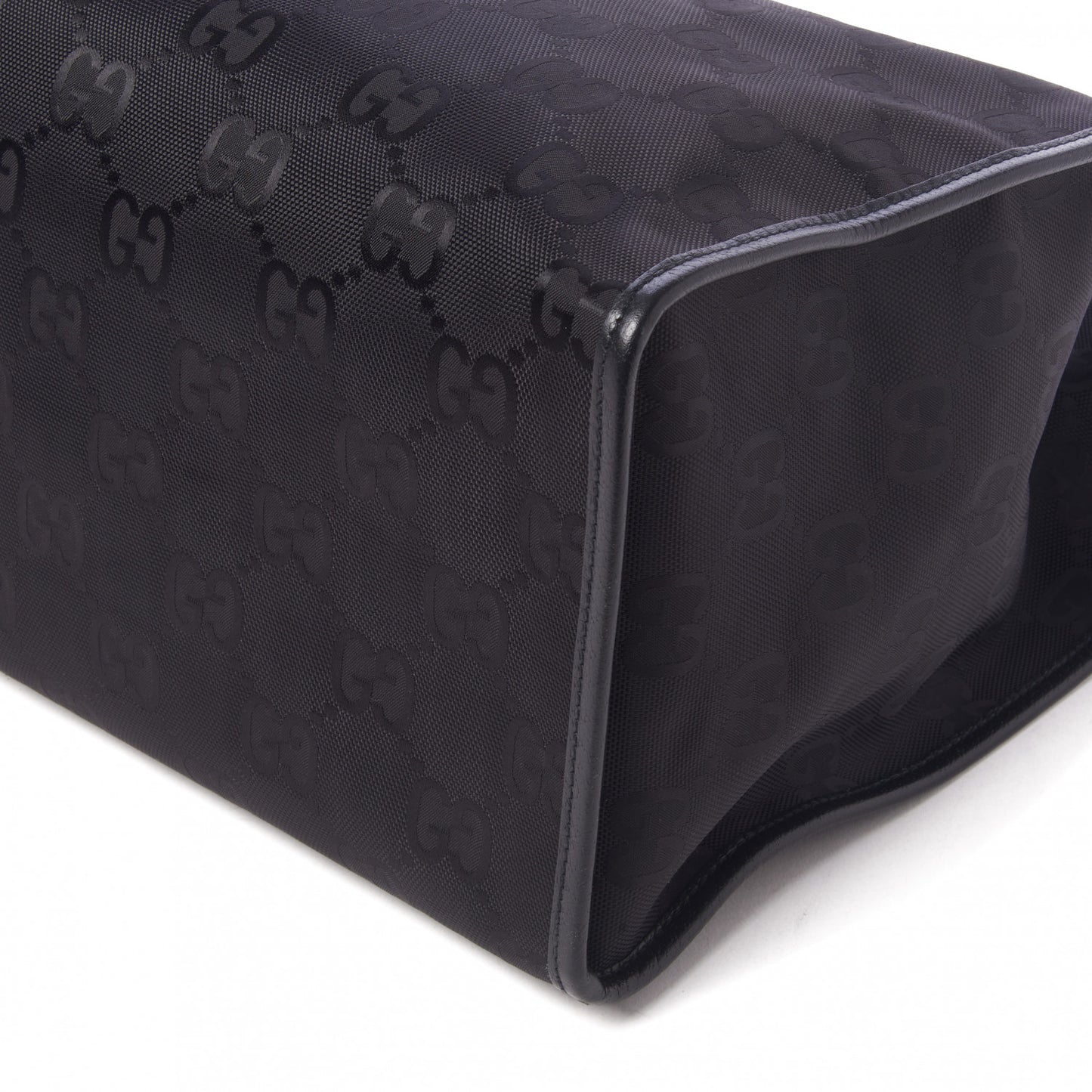 Econyl Nylon Monogram Large Off The Grid Tote Bag Black