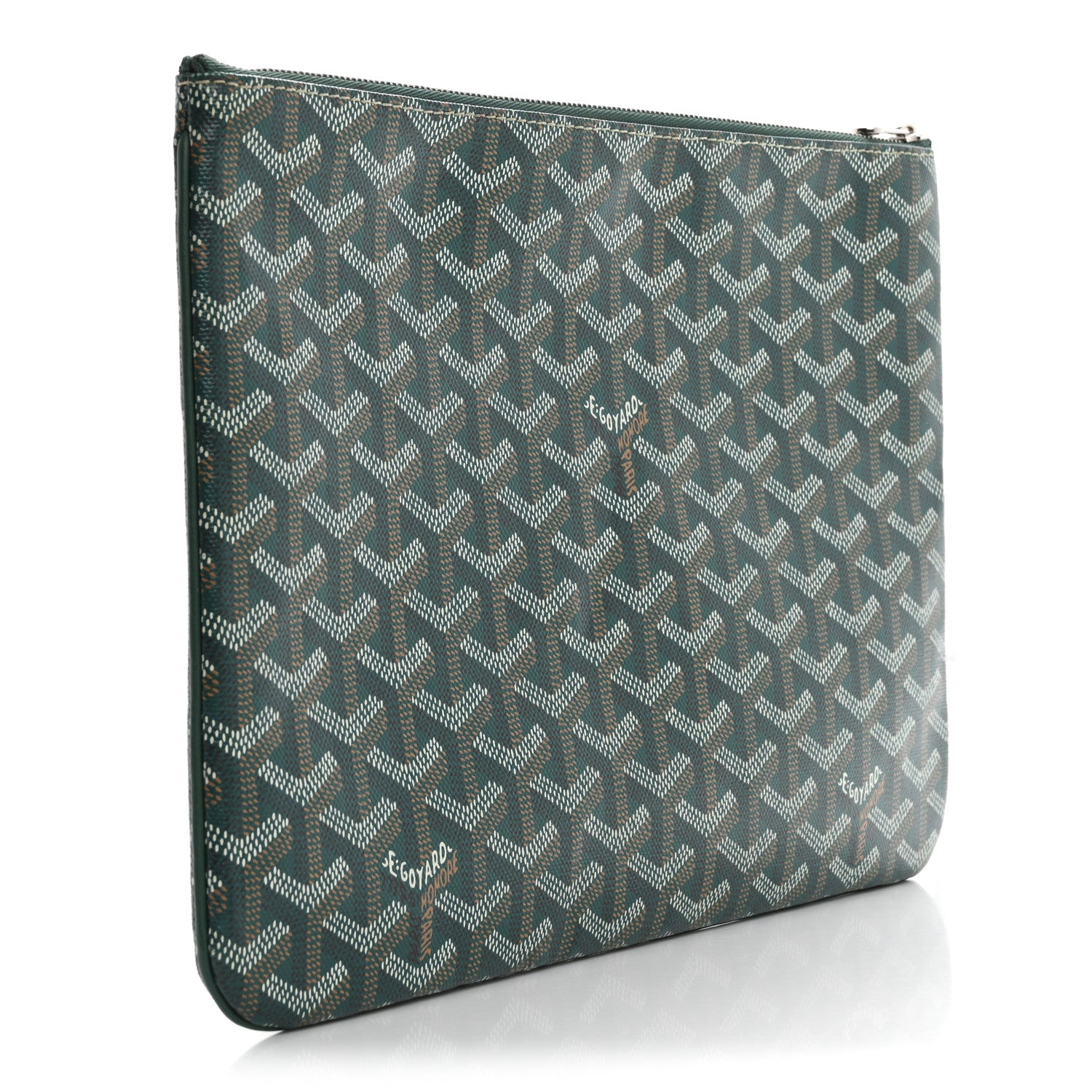 Goyard Goyardine Senat Pochette MM Green 3 of 8