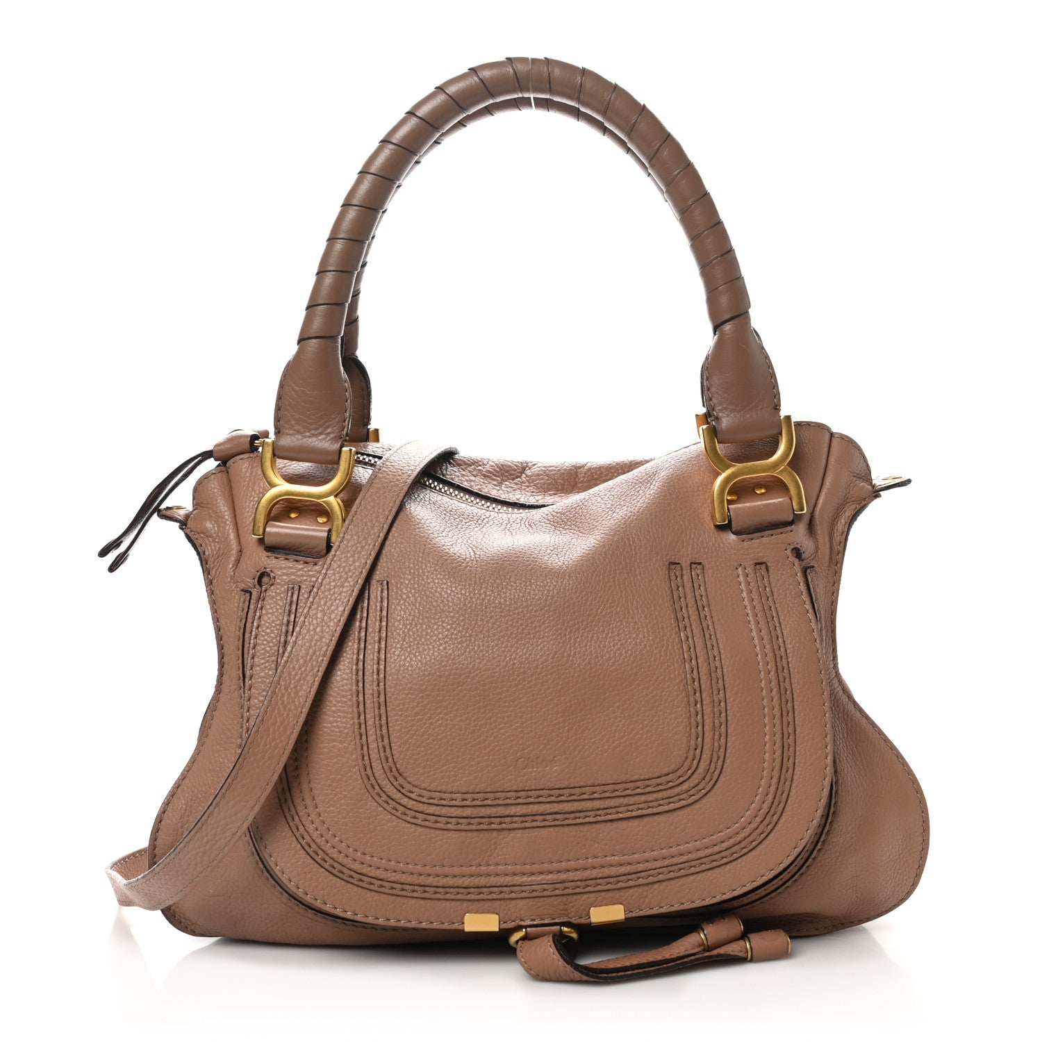 Chloe Calfskin Medium Marcie Satchel  Anemone Pink 1 of 9