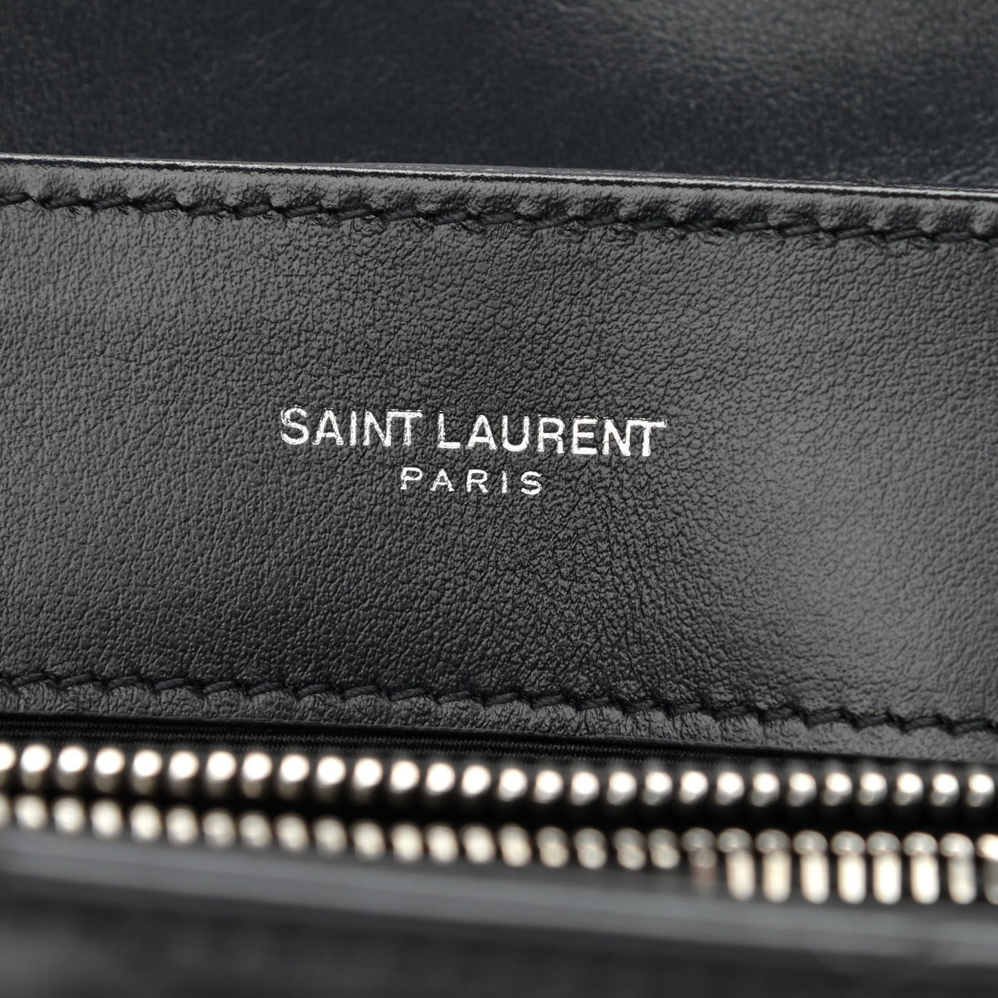 Calfskin Y Quilted Monogram Small Loulou Chain Satchel Black