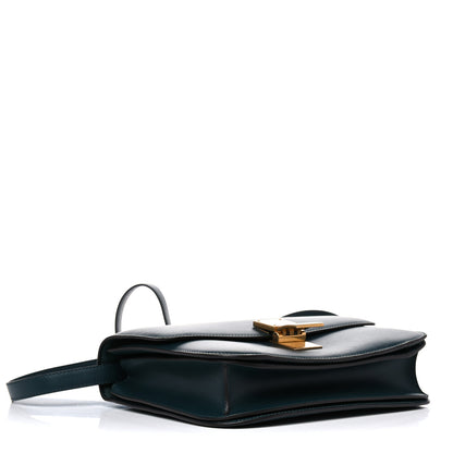 Celine Box Calfskin Medium Classic Box Flap Bag Dark Green 4 of 15