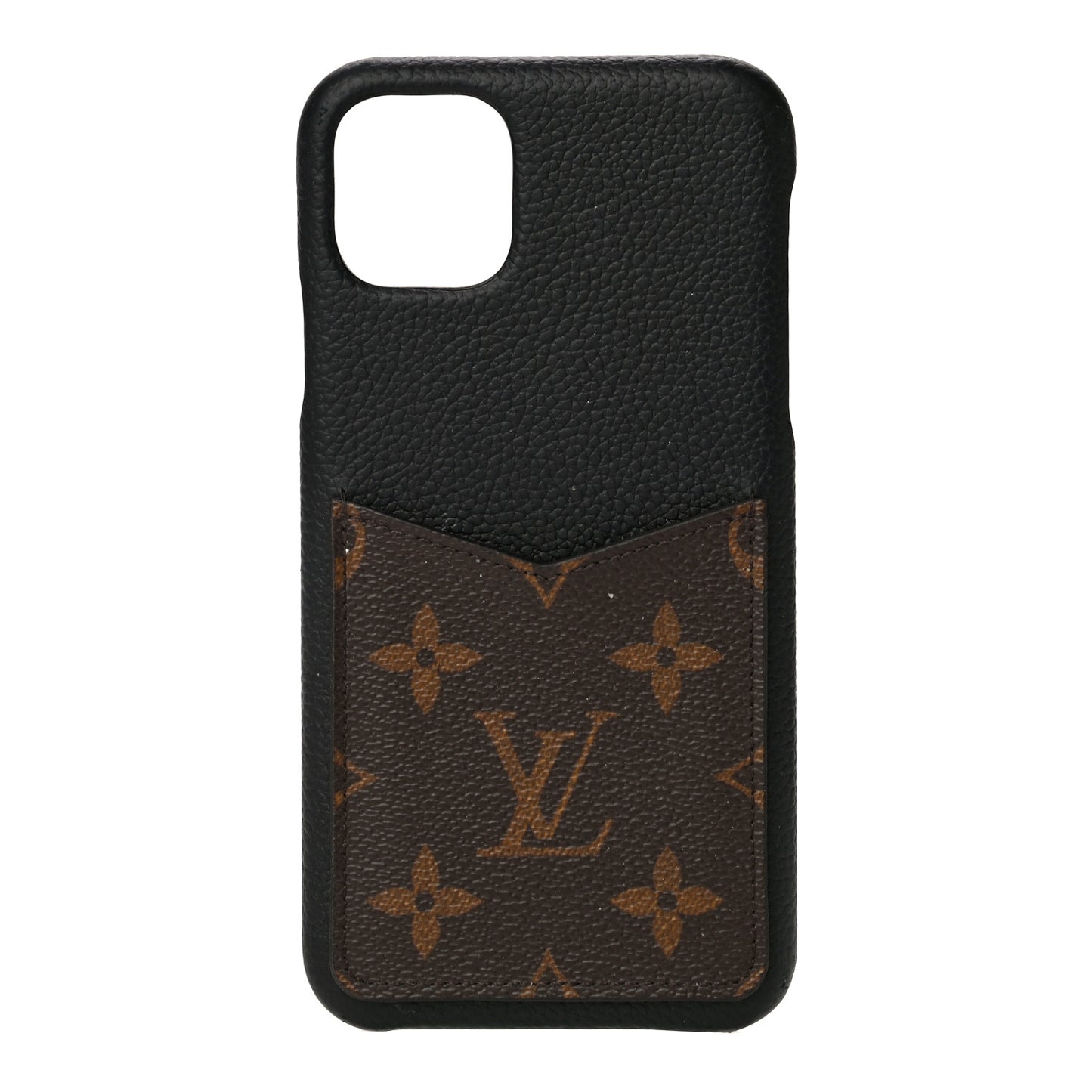 Monogram iPhone 11 Pro Max Bumper Black