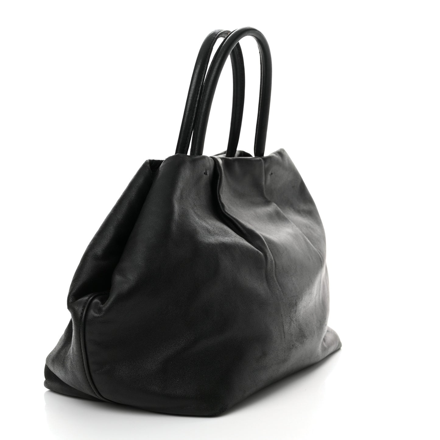 Nappa Fiocco Bow Tote Black