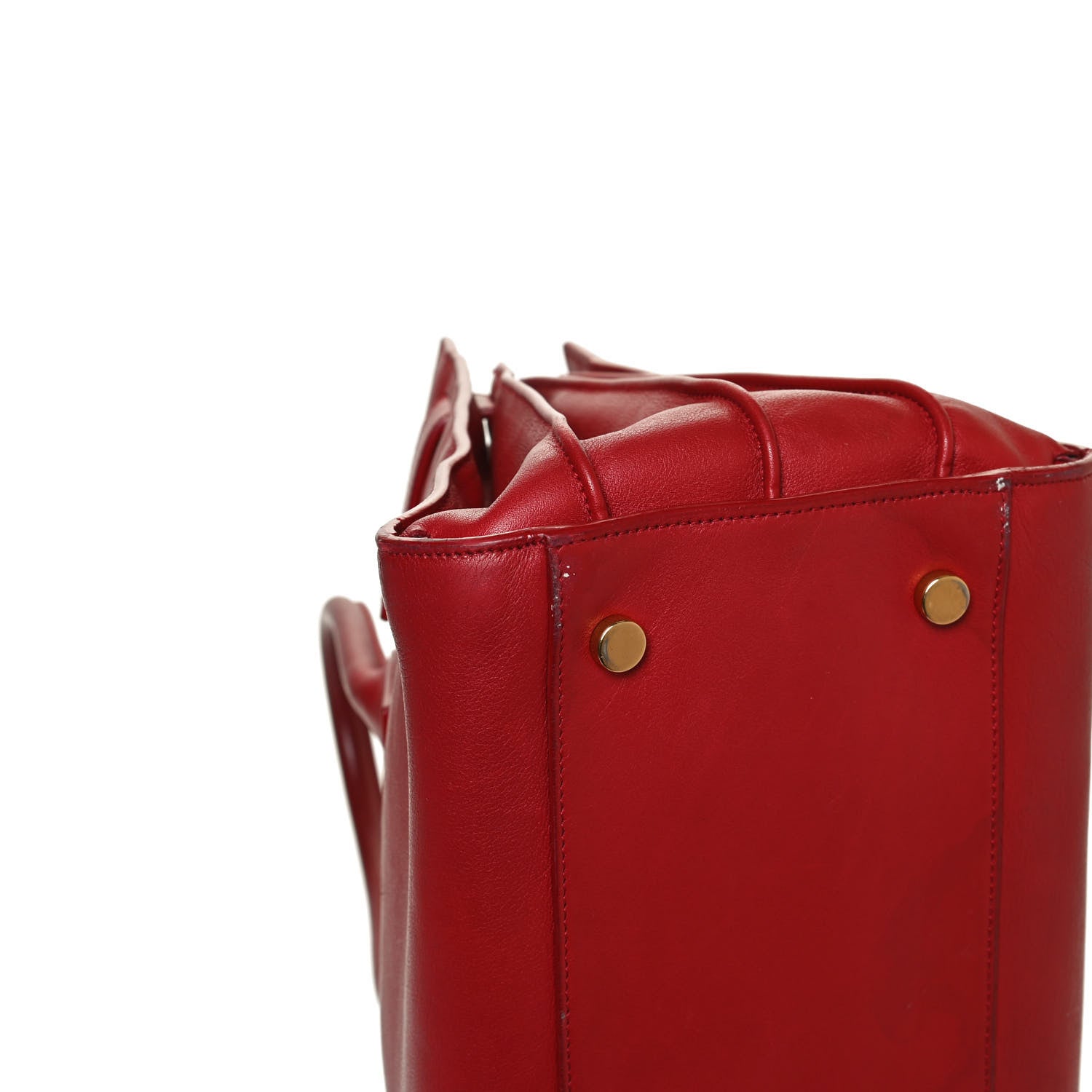 Saint Laurent Calfskin Small Sac De Jour Lipstick Red 16 of 16