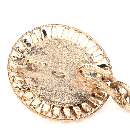 Chanel Pearl Crystal Medallion Chain Belt Gold 3 of 3